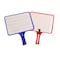 Kleenslate Blank/Lined 2-Sided Rectangular Dry Erase Paddles w/Markers, PK10 5125 - alternate 3